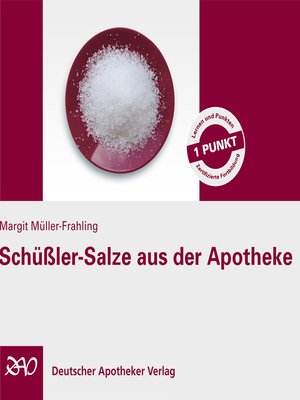 cover image of Schüßler-Salze aus der Apotheke